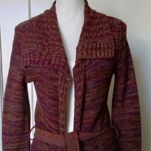 Multicolored cardigan sweater